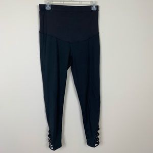 Pinkblush | Black Maternity Leggings Large